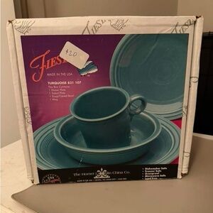 Fiesta Turquoise Dinnerware Set